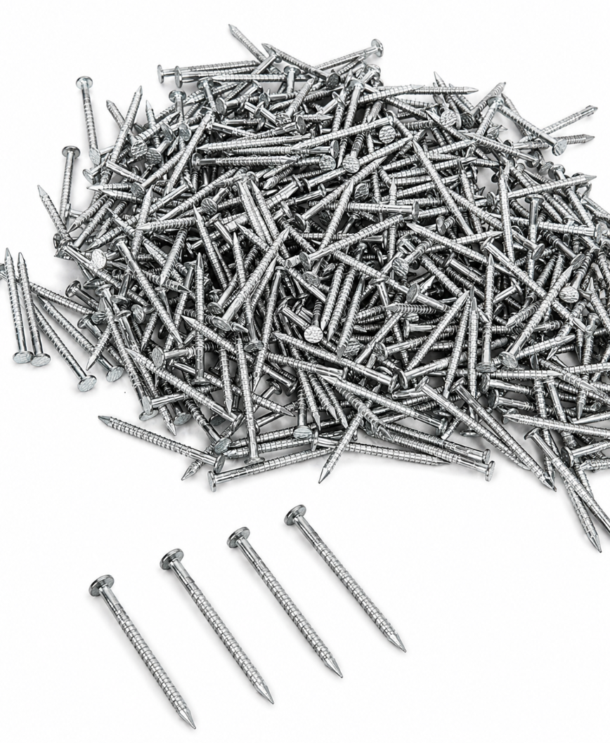 Pregos Anelados e Espirais (Ardox) Galvanizados